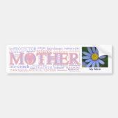 MOEDER: De vele rollen van een moeder - Customize Bumpersticker (Voorkant)