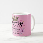 Moeder De Vrouw De Mythe De Legende Koffiemok (Voorkant rechts)