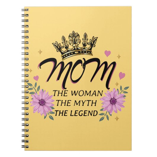 Moeder De Vrouw De Mythe De Legende Notitieboek (Voorkant)