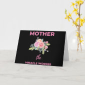Moeder de wonderdoener kaart (Gele Bloem)