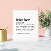 Moeder Definitie  Acryl Bord (Huwelijk)