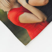 Moeder Definitie Familie Fotocollage Modern Fleece Deken (Hoek)