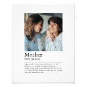 Moeder Definitie Foto Foto Afdruk (Voorkant)