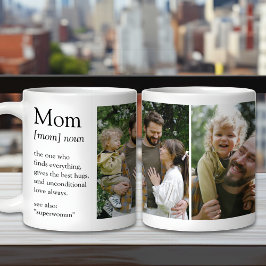 Moeder Definitie Grappig & oprecht Familie Foto Koffiemok
