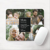Moeder Definitie Grappig & oprecht Familie Foto Muismat (Met muis)