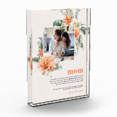 Moeder Definitie | Tropische bloemenfoto Fotoblokken (Links)