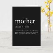 Moeder Definition Black Kaart (Gele Bloem)