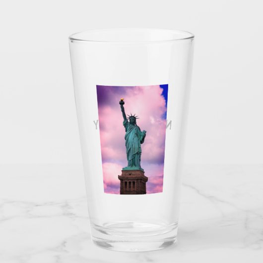 Moeder der Ballingen Dame Liberty-standbeeld - NYC Glas (Voorkant)