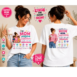 Moeder Design PNG | Super Moeder Koffie Design | T-shirt