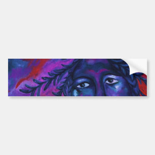 Moeder die alles bekijkt - Crimson en Violet Compa Bumpersticker