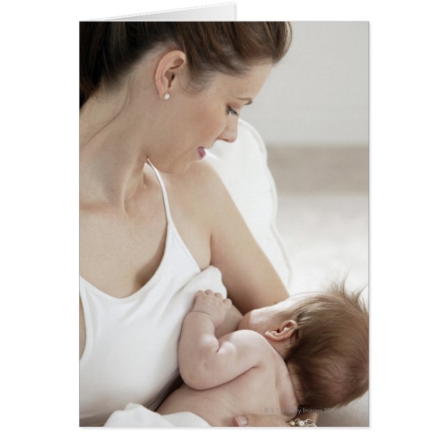 Moeder die borstvoeding geeft baby 2 (Voorkant)
