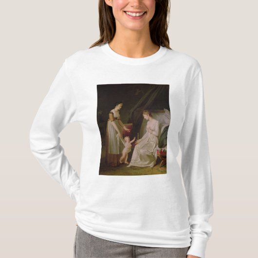 Moeder die borstvoeding geeft t-shirt (Voorkant)