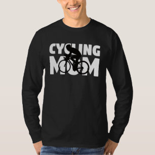 Moeder die fietst op 'fietsen van mam' Funny Mama T-shirt