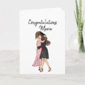 Moeder die haar Afstuderen groet van het Afstudere Kaart (Voorkant)