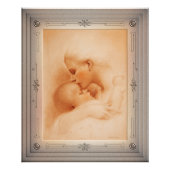 Moeder die haar Baby door Charles Gates Sheldon ku Foto Afdruk (Voorkant)