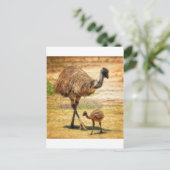 Moeder die haar baby in de gaten houdt briefkaart (Staand voorkant)