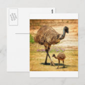 Moeder die haar baby in de gaten houdt briefkaart (Voorkant / Achterkant)