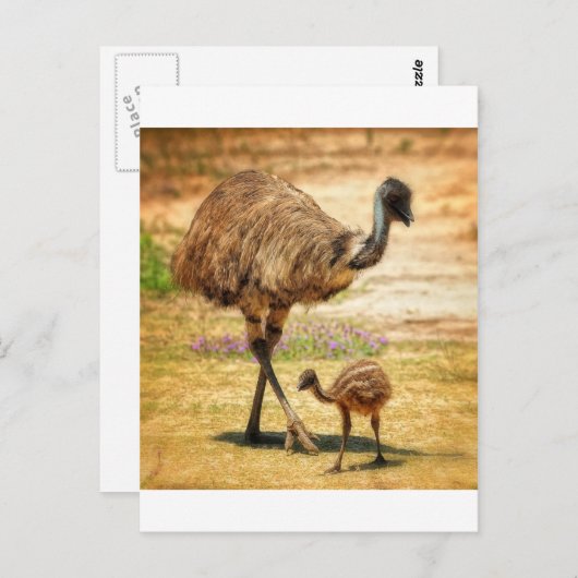 Moeder die haar baby in de gaten houdt briefkaart (Voorkant / Achterkant)