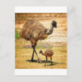 Moeder die haar baby in de gaten houdt briefkaart (Voorkant)