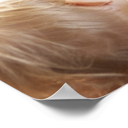 Moeder die haar kind borstvoeding geeft poster (Hoek)