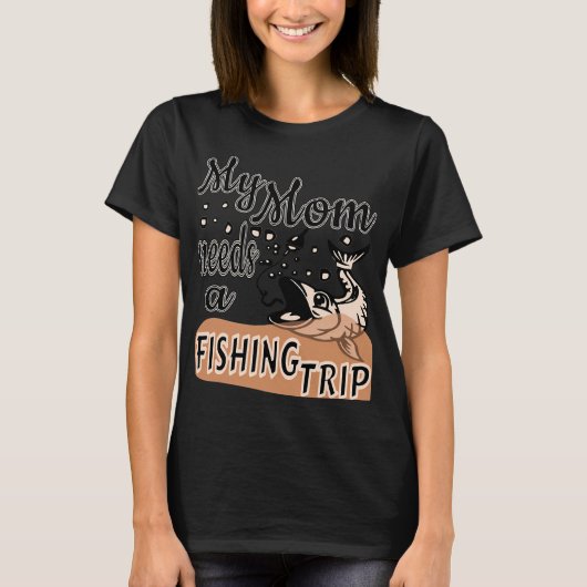 Moeder die vist in Denver T-shirt (Voorkant)