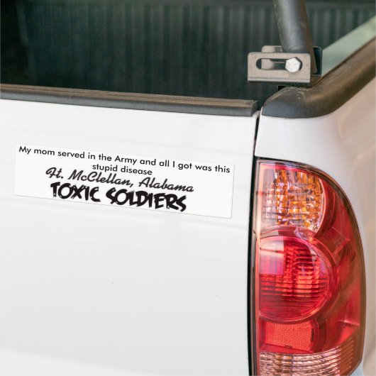 moeder diende bumper sticker uit (Op Truck)
