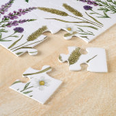 Moeder-dochter aangepaste foto-wilde bloemen-puzze legpuzzel (Zijkant)