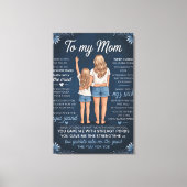 Moeder-Dochter Band Kunstprint – Sentimenteel Blon Canvas Afdruk (Voorkant)