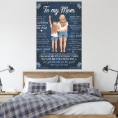 Moeder-Dochter Band Kunstprint – Sentimenteel Blon Canvas Afdruk (Insitu (Slaapkamer))