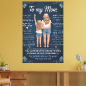Moeder-Dochter Band Kunstprint – Sentimenteel Blon Canvas Afdruk (Insitu (Woonkamer))