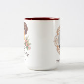  Moeder & Dochter Beste Mam Ooit Foto Tweekleurige Koffiemok (Center)