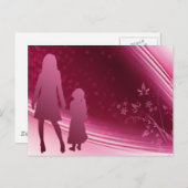 Moeder - Dochter Briefkaart (Voorkant / Achterkant)