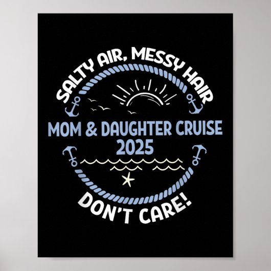 Moeder Dochter Cruise 2025 Bootreis Moeder Dochter Poster (Voorkant)