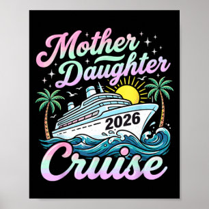 Moeder-dochter cruise 2026 gezinscruise poster