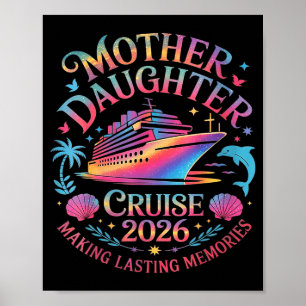 Moeder dochter cruise 2026 vakantietrip bijpassend poster