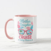 Moeder Dochter Cruise Maakt Herinneringen Reis Mok (Links)