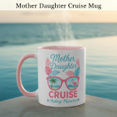 Moeder Dochter Cruise Maakt Herinneringen Reis Mok