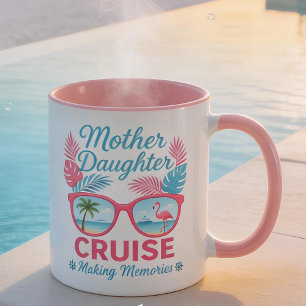 Moeder Dochter Cruise Maakt Herinneringen Reis Mok
