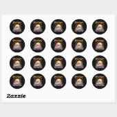 Moeder Dochter Cruise Squad 2025 Grappige Moeder M Ronde Sticker (Vel)