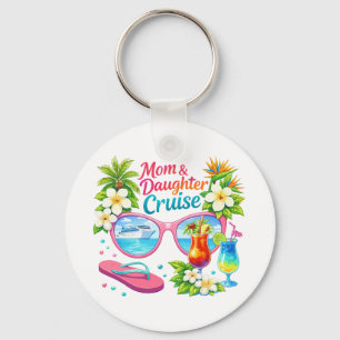 Moeder Dochter Cruise Tropische Vakantie Sleutelhanger