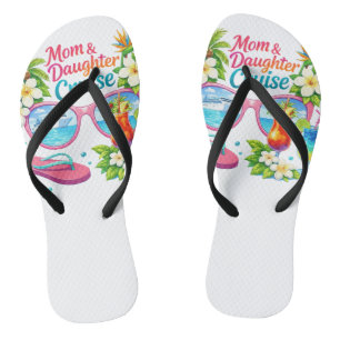 Moeder Dochter Cruise Tropische Vakantie Teenslippers