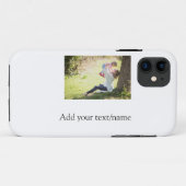 Moeder dochter familie foto naam toevoegen afbeeld Case-Mate iPhone case (Achterkant (horizontaal))