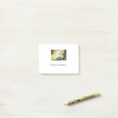 Moeder dochter familie foto naam toevoegen afbeeld post-it® notes (Op bureau)
