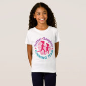 Moeder Dochter Hardloop Team T-shirt (Voorkant volledig)