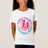 Moeder Dochter Hardloop Team T-shirt (Voorkant)