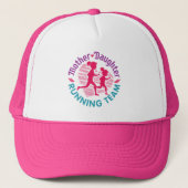 Moeder Dochter Hardloop Team Trucker Pet (Voorkant)