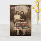 moeder-dochter Kaart (Gele Bloem)