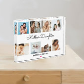 Moeder Dochter Kalligrafie | Aangepaste fotocollag Fotoblokken