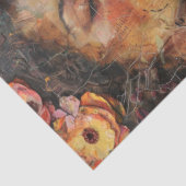 Moeder Dochter Kunstenaar Crafting Collage Decoupa Tissuepapier (Detail)