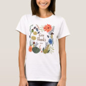 Moeder Dochter Mam Thanksgiving herfst outfit T-shirt (Voorkant)